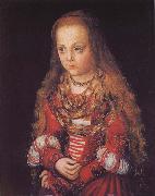 Lucas Cranach the Elder Prinsessa of Saxony painting